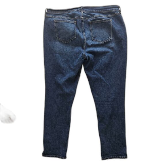 OLD NAVY Boyfriend Jeans Women 16R Distressed Denim Tapered Plus Size - Picture 5 of 13